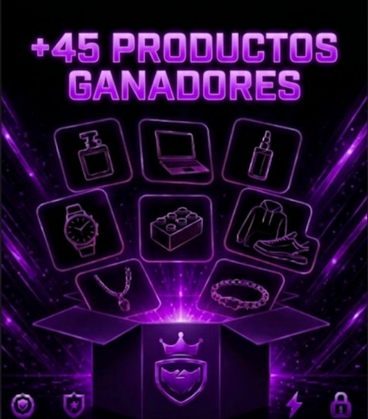 Pack de 45 Productos Ganadores para Vender Online